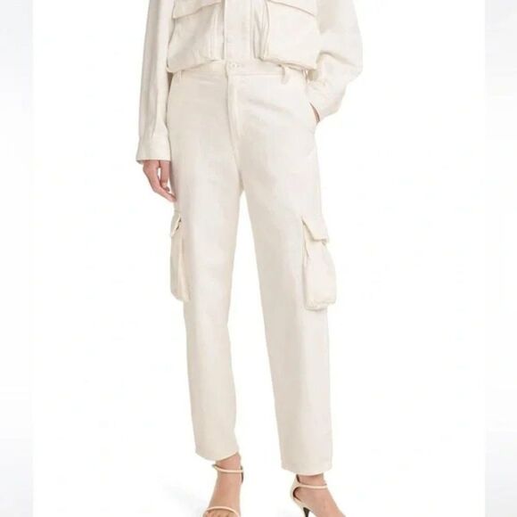 Levi's Loose Cargo Utility Jeans in Ecru Cream - Picture 8 of 8